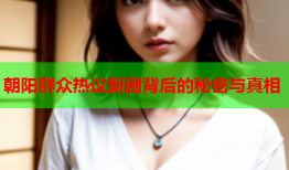 朝阳群众热议新剧背后的秘密与真相