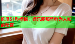 吃瓜51秒揭秘：娱乐圈那些鲜为人知的秘密
