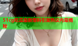 51cg吃瓜最新爆料引发热议内幕揭秘