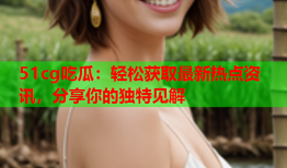 51cg吃瓜：轻松获取最新热点资讯，分享你的独特见解