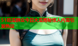 51吃瓜群众今日大瓜揭秘惊人内幕引发热议