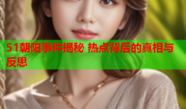 51朝阳事件揭秘 热点背后的真相与反思