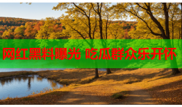 网红黑料曝光 吃瓜群众乐开怀