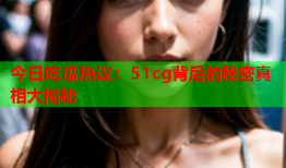 今日吃瓜热议：51cg背后的秘密真相大揭秘