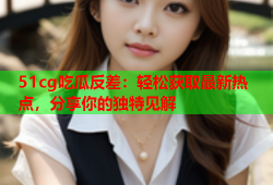 51cg吃瓜反差：轻松获取最新热点，分享你的独特见解