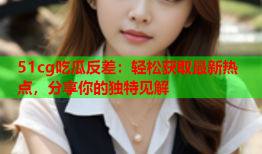 51cg吃瓜反差：轻松获取最新热点，分享你的独特见解