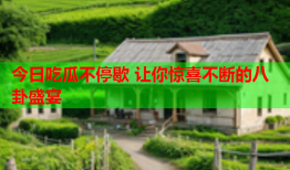 今日吃瓜不停歇 让你惊喜不断的八卦盛宴