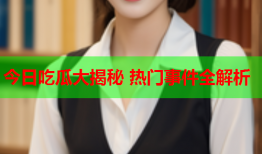 今日吃瓜大揭秘 热门事件全解析