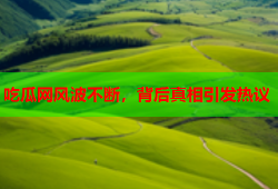 吃瓜网风波不断，背后真相引发热议