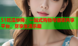 51吃瓜华商：一站式购物与信息共享平台，尽享生活乐趣