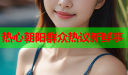 热心朝阳群众热议新鲜事