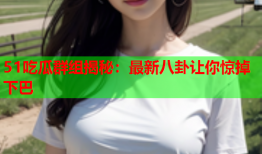51吃瓜群组揭秘：最新八卦让你惊掉下巴