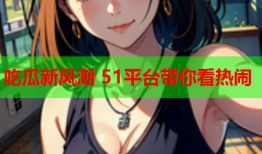 吃瓜新风潮 51平台带你看热闹