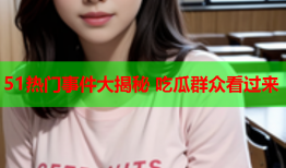 51热门事件大揭秘 吃瓜群众看过来