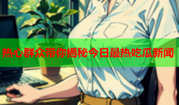 热心群众带你揭秘今日最热吃瓜新闻
