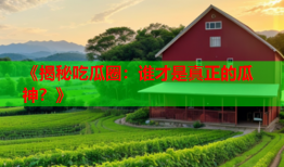 《揭秘吃瓜圈：谁才是真正的瓜神？》