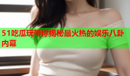 51吃瓜玩带你揭秘最火热的娱乐八卦内幕