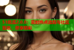 51吃瓜2.0.0：实时热点追踪与社区互动，尽享精彩