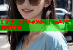 51吃瓜：实时热点追踪，让你轻松掌握舆论风向