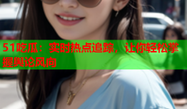 51吃瓜：实时热点追踪，让你轻松掌握舆论风向