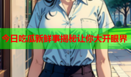 今日吃瓜新鲜事揭秘让你大开眼界