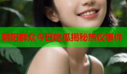 朝阳群众今日吃瓜揭秘热议事件