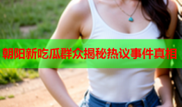 朝阳新吃瓜群众揭秘热议事件真相