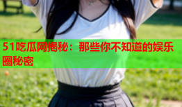 51吃瓜网揭秘：那些你不知道的娱乐圈秘密