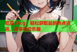 吃瓜51cg：轻松获取最新热点资讯，尽享社交乐趣