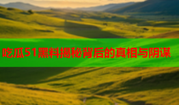 吃瓜51黑料揭秘背后的真相与阴谋