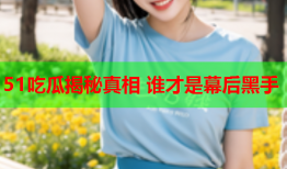 51吃瓜揭秘真相 谁才是幕后黑手