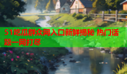 51吃瓜群众网入口新鲜揭秘 热门话题一网打尽