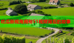 吃瓜新视角揭秘51视频背后的故事