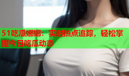 51吃瓜娜娜：实时热点追踪，轻松掌握今日吃瓜动态