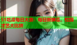 51吃瓜每日大赛：每日新鲜瓜，校园才艺大比拼