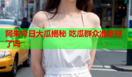 阿朱今日大瓜揭秘 吃瓜群众准备好了吗