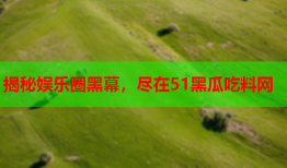 揭秘娱乐圈黑幕，尽在51黑瓜吃料网