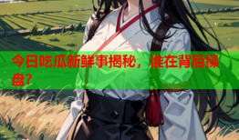 今日吃瓜新鲜事揭秘，谁在背后操盘？
