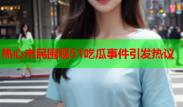 热心市民围观51吃瓜事件引发热议