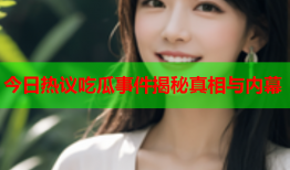 今日热议吃瓜事件揭秘真相与内幕