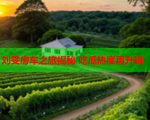 刘雯房车之旅揭秘 吃瓜热度再升级