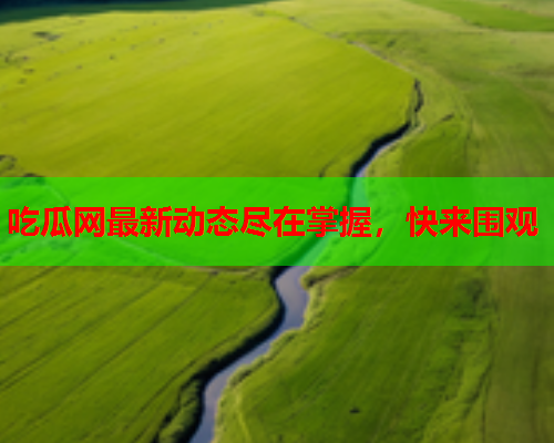 吃瓜网最新动态尽在掌握，快来围观