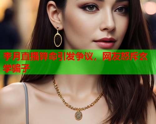李月直播算命引发争议，网友怒斥玄学骗子