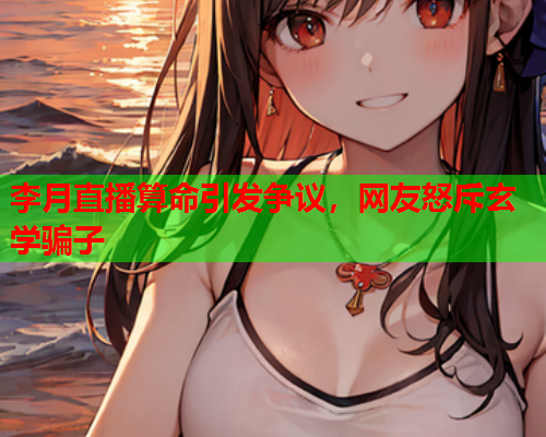 李月直播算命引发争议，网友怒斥玄学骗子