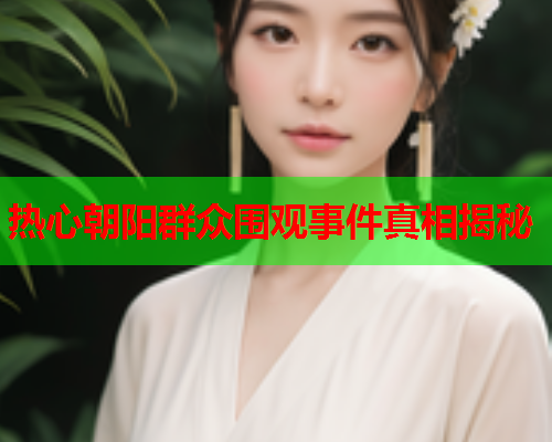 热心朝阳群众围观事件真相揭秘
