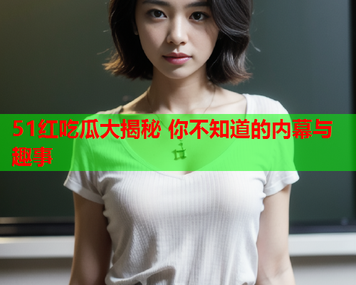 51红吃瓜大揭秘 你不知道的内幕与趣事