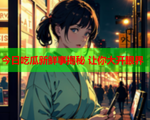 今日吃瓜新鲜事揭秘 让你大开眼界