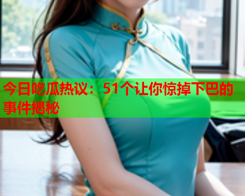今日吃瓜热议：51个让你惊掉下巴的事件揭秘