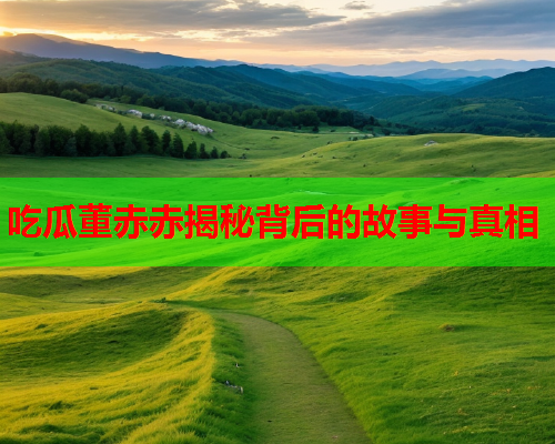 吃瓜董赤赤揭秘背后的故事与真相