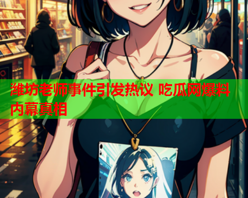 潍坊老师事件引发热议 吃瓜网爆料内幕真相